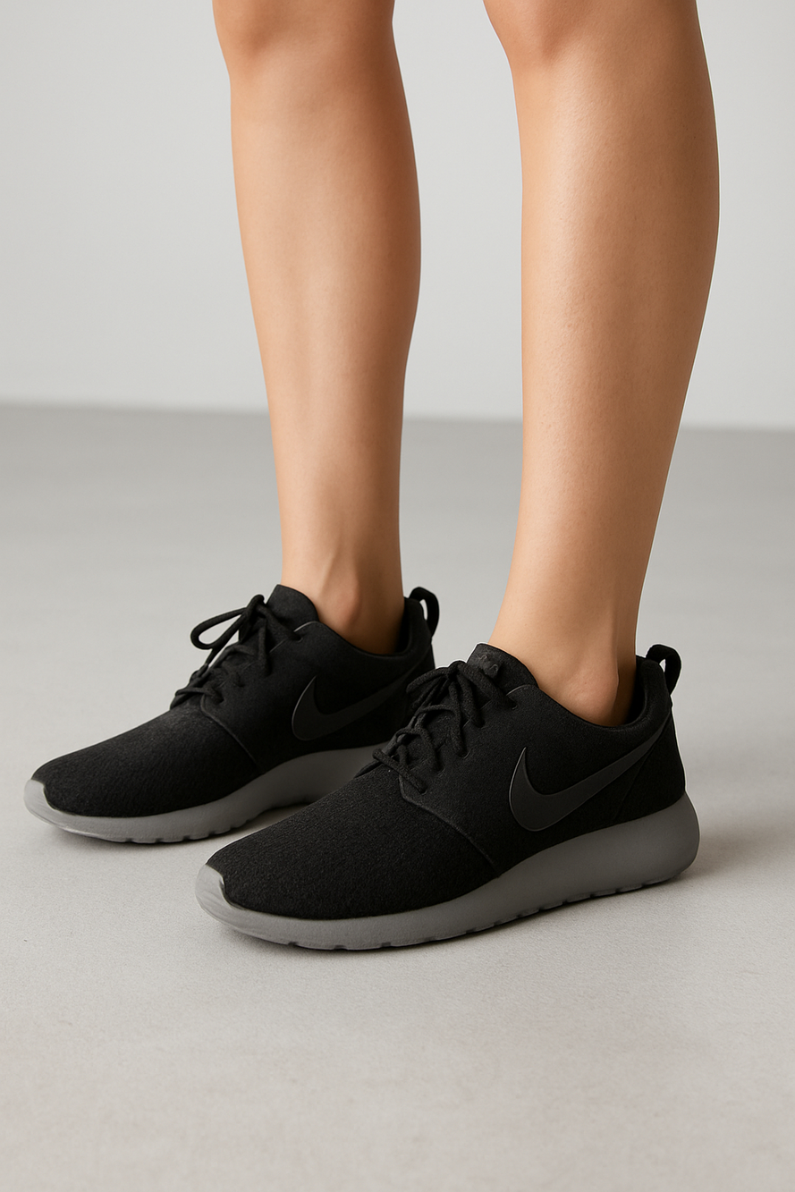 Nike Rosherun Winter Runners Black/Anthracite/Cool Gray 685286-047 Sz 7.5M